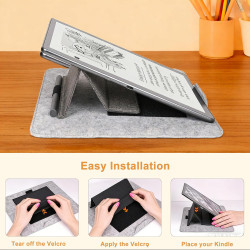 Caweet Étui de protection pour Kindle Scribe 11" - Convient pour Colorsoft 1ère génération et 3ème génération 2025 - Cuir synthé