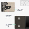 Kwmobile etui compatible avec kindle paperblanc 11e génération - étui à rabat magnétique tablette ereader similicuir avec sangle