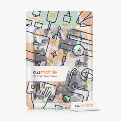 Kwmobile etui compatible avec kindle paperblanc 11e génération - étui à rabat magnétique tablette ereader similicuir avec sangle
