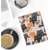 Kwmobile etui compatible avec kindle paperblanc 11e génération - étui à rabat magnétique tablette ereader similicuir avec sangle