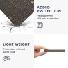 Kwmobile etui compatible avec kindle paperblanc 11e génération - étui à rabat magnétique tablette ereader similicuir avec sangle