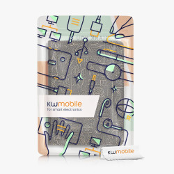 Kwmobile etui compatible avec kindle paperblanc 11e génération - étui à rabat magnétique tablette ereader similicuir avec sangle
