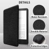 Mygadget housse pour kindle paperblanc 12e génération [ 2024 - sa569p - 7 pouces ] - etui nylon poignée élastique - flip case ti