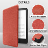 Mygadget housse pour kindle paperblanc 12e génération [ 2024 - sa569p - 7 pouces ] - etui nylon poignée élastique - flip case ti
