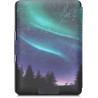 Kwmobile étui compatible avec amazon kindle paperblanc coque - étui à rabat magnétique tablette ereader similicuir - turquoise-b