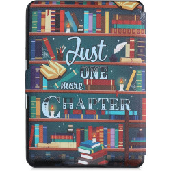 Kwmobile étui compatible avec amazon kindle paperblanc coque - étui à rabat magnétique tablette ereader similicuir - multicolore