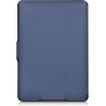 Kwmobile étui compatible avec amazon kindle paperblanc coque - étui à rabat magnétique tablette ereader similicuir - bleu foncé