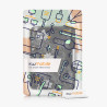 Kwmobile étui compatible avec amazon kindle paperblanc coque - étui à rabat magnétique tablette ereader similicuir - blanc-noir