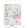 Kwmobile étui compatible avec amazon kindle paperblanc coque - étui à rabat magnétique tablette ereader similicuir - noir-multic