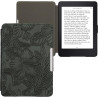 Kwmobile étui compatible avec amazon kindle paperblanc coque - étui à rabat magnétique tablette ereader similicuir - vert