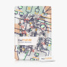 Kwmobile étui compatible avec amazon kindle paperblanc coque - étui à rabat magnétique tablette ereader similicuir - bleu-rouge-