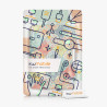 Kwmobile étui compatible avec amazon kindle paperblanc coque - étui à rabat magnétique tablette ereader similicuir - rouge-vert-