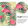 Kwmobile étui compatible avec amazon kindle paperblanc coque - étui à rabat magnétique tablette ereader similicuir - rose clair-