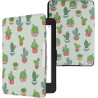 Kwmobile étui compatible avec amazon kindle paperblanc coque - étui à rabat magnétique tablette ereader similicuir - vert clair-