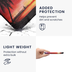 Kwmobile étui compatible avec amazon kindle paperblanc coque - étui à rabat magnétique tablette ereader similicuir - rose clair-