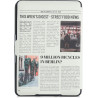 Kwmobile étui compatible avec amazon kindle paperblanc coque - étui à rabat magnétique tablette ereader similicuir - multicolore