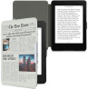 Kwmobile étui compatible avec amazon kindle paperblanc coque - étui à rabat magnétique tablette ereader similicuir - multicolore