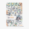 Kwmobile étui compatible avec amazon kindle paperblanc coque - étui à rabat magnétique tablette ereader similicuir - multicolore