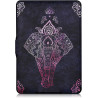 Kwmobile étui compatible avec amazon kindle paperblanc coque - étui à rabat magnétique tablette ereader similicuir - fuchsia-ant