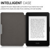 Kwmobile étui compatible avec amazon kindle paperblanc coque - étui à rabat magnétique tablette ereader similicuir - fuchsia-ant