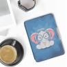 Kwmobile étui compatible avec amazon kindle paperblanc coque - étui à rabat magnétique tablette ereader similicuir - bleu clair-