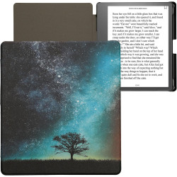 kwmobile Étui Compatible avec Amazon Kindle Scribe (2022/2024) Coque - Étui à Rabat magnétique Tablette eReader Similicuir - Ble