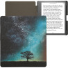 kwmobile Étui Compatible avec Amazon Kindle Scribe (2022/2024) Coque - Étui à Rabat magnétique Tablette eReader Similicuir - Ble