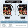 craspire Housse de Protection pour Livre avec Motif Papillon Ciel Étoilé Plantes Lune Étoiles Champignons Pochette Zippée avec P