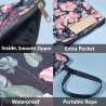 craspire Housse de Livre Château des Sorciers Couverture de Livre pour Livres de Poche Tissu Lavable Ciel Étoilé Protecteur de L