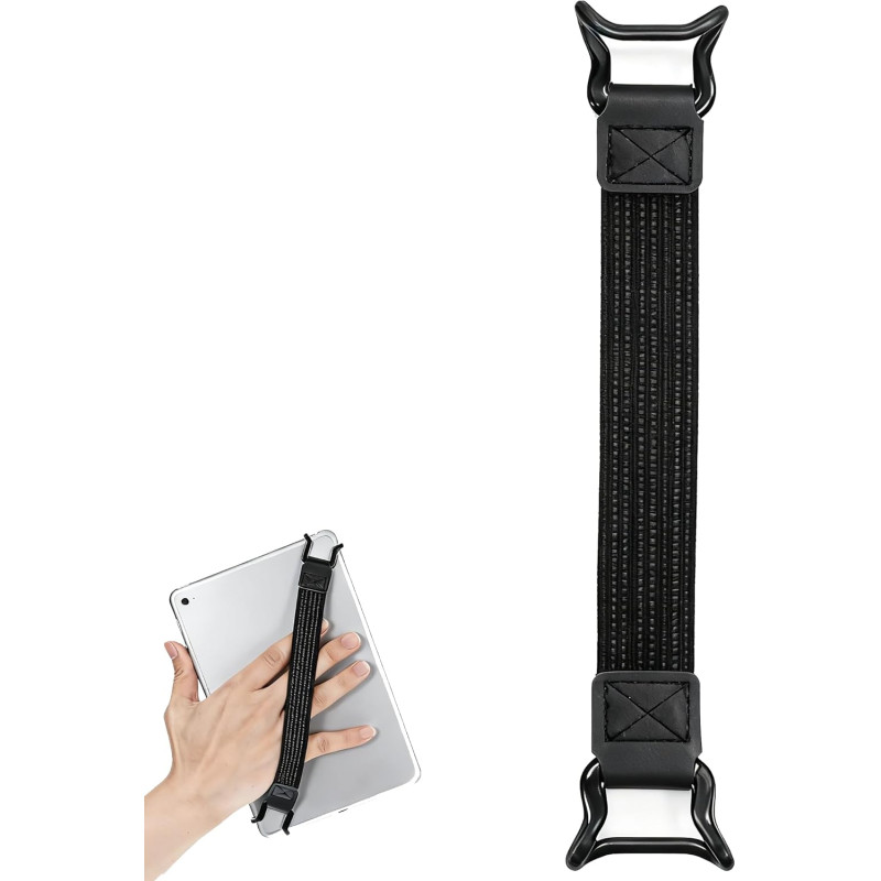 Dragonne pour Tablet Anti-Dérapante Bande de Maintien Universelle pour Tablette PC & Liseuse Utilisation à Une Main Sangle de Po