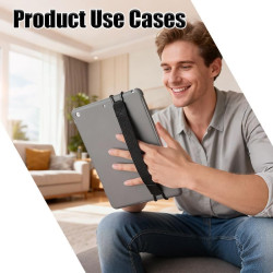 Dragonne pour Tablet Anti-Dérapante Bande de Maintien Universelle pour Tablette PC & Liseuse Utilisation à Une Main Sangle de Po
