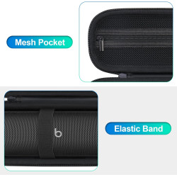Bovke valise compatible beats pill sans fil bleutooth haut - parleur beats pill portable haut - parleur stand pochette avec mail