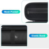 Bovke valise compatible beats pill sans fil bleutooth haut - parleur beats pill portable haut - parleur stand pochette avec mail