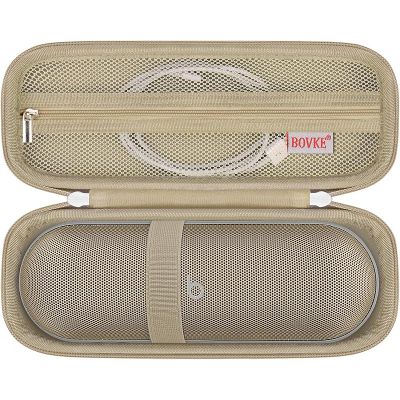 Bovke cas compatible beats pill sans fil bleutooth haut - parleur beats pill portable haut - parleur stand pochette avec maille 