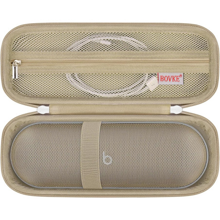 Bovke cas compatible beats pill sans fil bleutooth haut - parleur beats pill portable haut - parleur stand pochette avec maille 