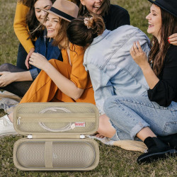 Bovke cas compatible beats pill sans fil bleutooth haut - parleur beats pill portable haut - parleur stand pochette avec maille 