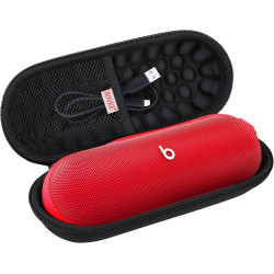 Bovke étui de transport pour haut-parleur bleutooth portable beats pill 2024, étui de protection avec rembourrage en mousse et p