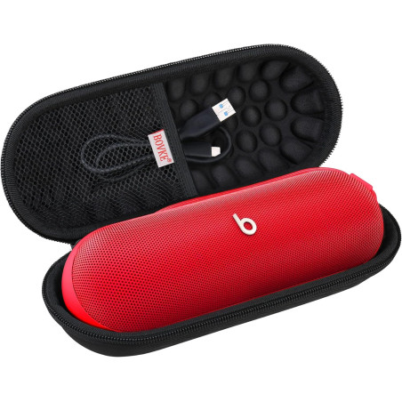 Bovke étui de transport pour haut-parleur bleutooth portable beats pill 2024, étui de protection avec rembourrage en mousse et p