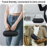 Bovke étui de transport pour haut-parleur bleutooth portable beats pill 2024, étui de protection avec rembourrage en mousse et p