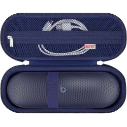 Bovke boîtier de transport dur pour beats pill haut-parleur bleutooth portable, porte-étui de voyage protecteur avec doublure en