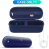 Bovke boîtier de transport dur pour beats pill haut-parleur bleutooth portable, porte-étui de voyage protecteur avec doublure en