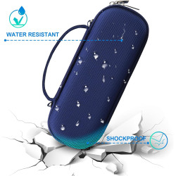 Bovke boîtier de transport dur pour beats pill haut-parleur bleutooth portable, porte-étui de voyage protecteur avec doublure en