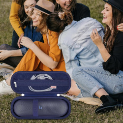 Bovke boîtier de transport dur pour beats pill haut-parleur bleutooth portable, porte-étui de voyage protecteur avec doublure en