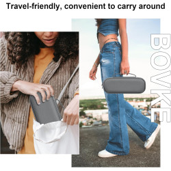 BOVKE Housse de Transport Compatible avec Beats Pill x Kim Kardashian, Sacoche pour Enceinte Portable Beats Pill avec Pochette F