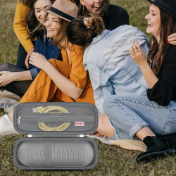 BOVKE Housse de Transport Compatible avec Beats Pill x Kim Kardashian, Sacoche pour Enceinte Portable Beats Pill avec Pochette F