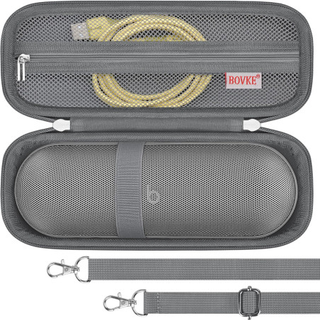 BOVKE Housse de Transport Compatible avec Beats Pill x Kim Kardashian, Sacoche pour Enceinte Portable Beats Pill avec Pochette F