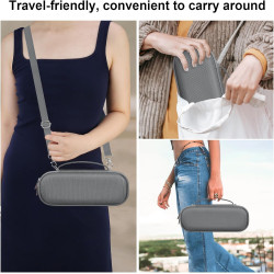 BOVKE Housse de Transport Compatible avec Beats Pill x Kim Kardashian, Sacoche pour Enceinte Portable Beats Pill avec Pochette F