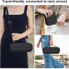 BOVKE Housse de Transport Compatible avec Beats Pill (2024 Release), Housse pour Enceinte sans Fil Beats Pill avec Pochette File