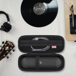 BOVKE Housse de Transport Compatible avec Beats Pill (2024 Release), Housse pour Enceinte sans Fil Beats Pill avec Pochette File