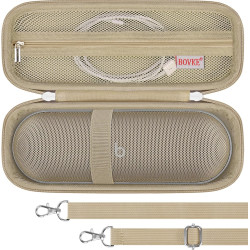 BOVKE Housse de Transport Compatible avec Beats Pill (2024 Release), Sacoche pour Enceinte sans Fil Beats Pill avec Pochette Fil